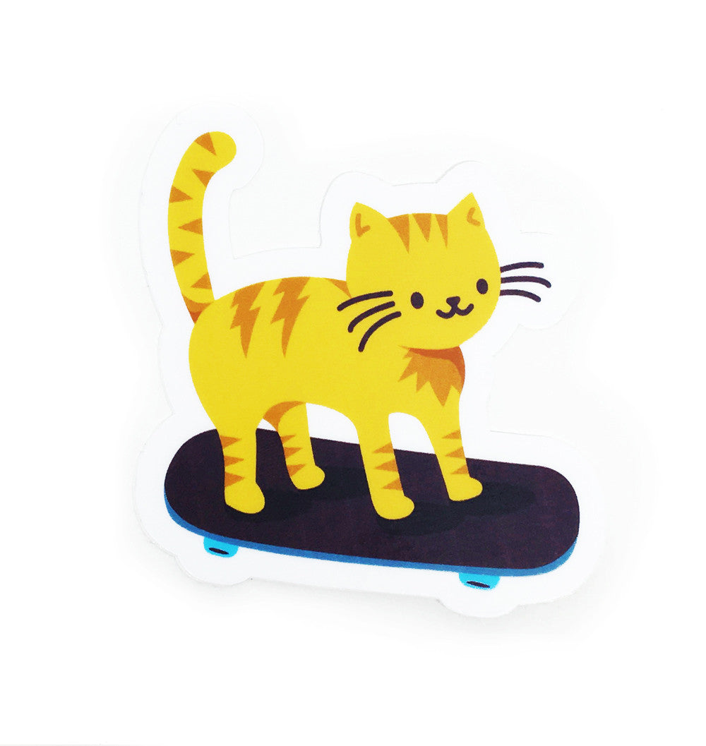 Skate Cat sticker